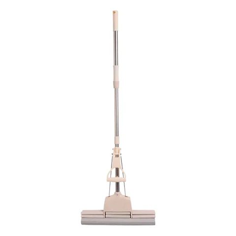 Comfort Clean Dual Roller PVA Sponge Mop with Telescopic Handle