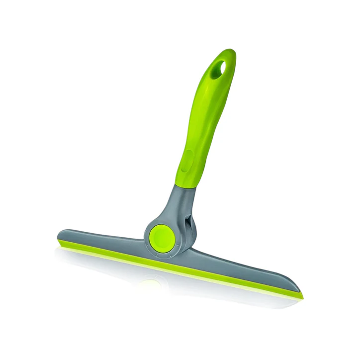 Foldable Wiper with Lock – Multipurpose Window & Mirror Squeegee Tool