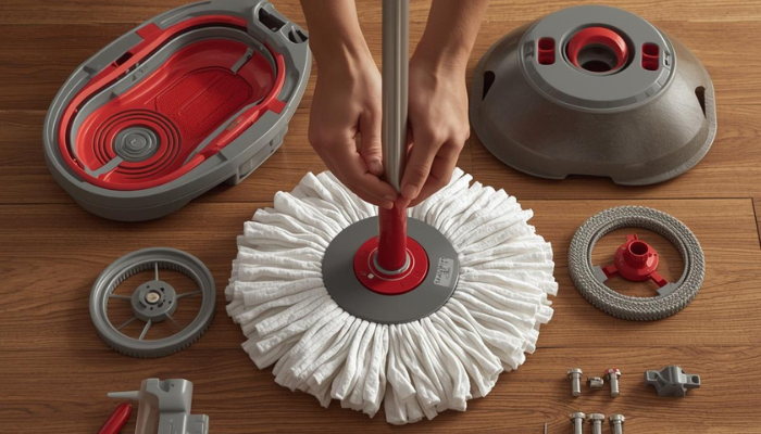 How to Assemble Spin Mop
