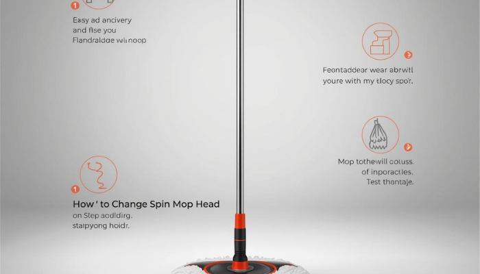 How to Change Spin Mop Head