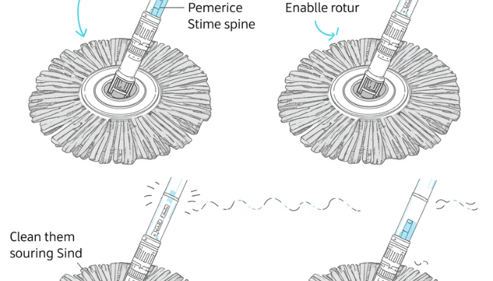 How to Clean Hurricane Spin Mop Head