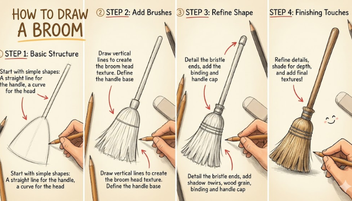 How to Draw a Broom