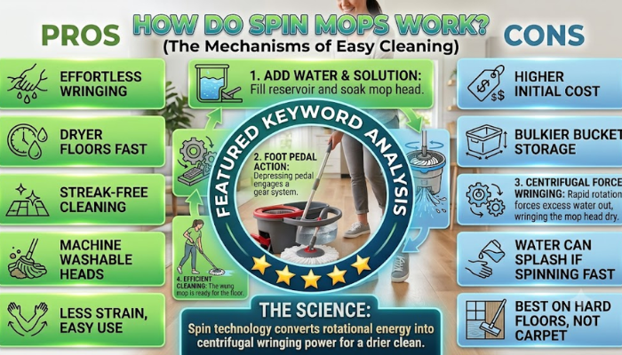 How Do Spin Mops Work