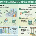 How to Maintain Mops and Brooms